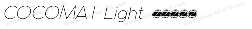 COCOMAT Light字体转换
